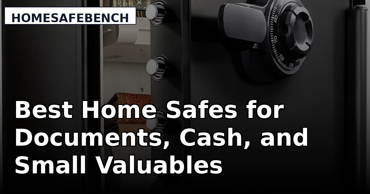 Best Home Safes for Documents, Cash, and Small Valuables