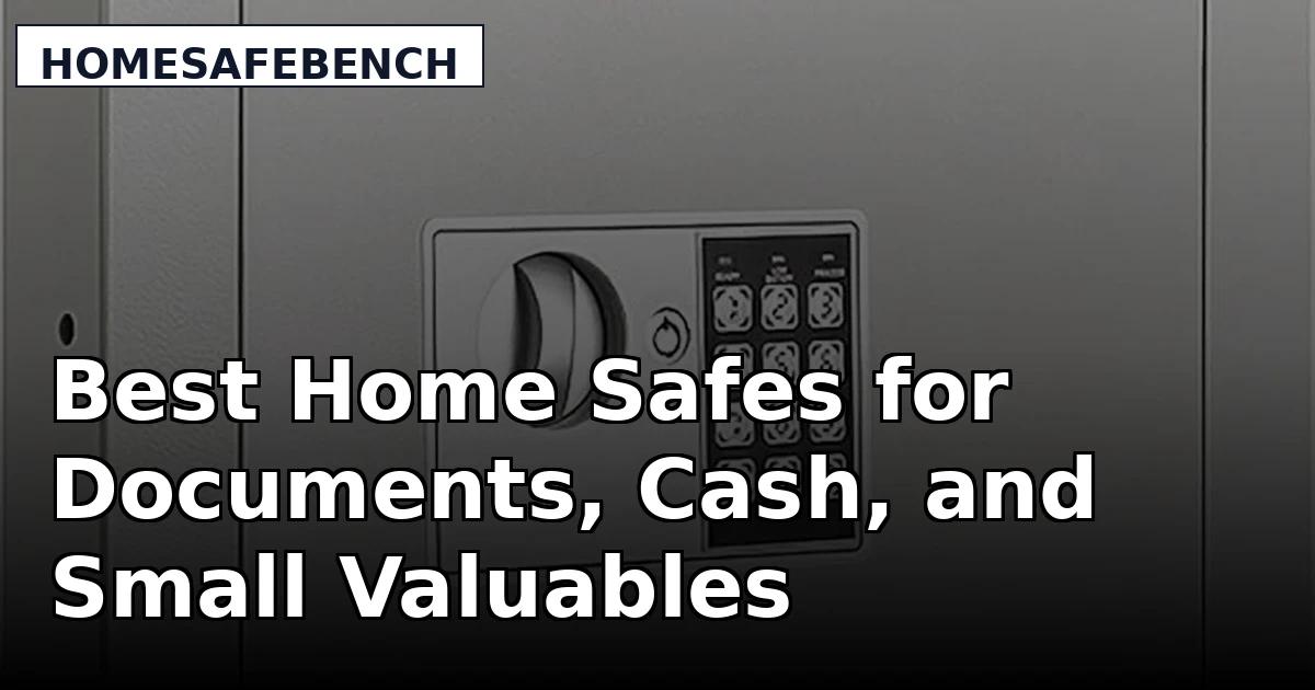 Best Home Safes for Documents, Cash, and Small Valuables
