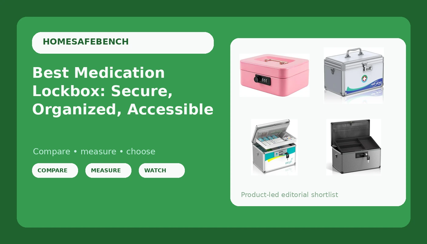 Best Medication Lockbox: Secure, Organized, Accessible - HomeSafeBench review with measurements and honest opinion