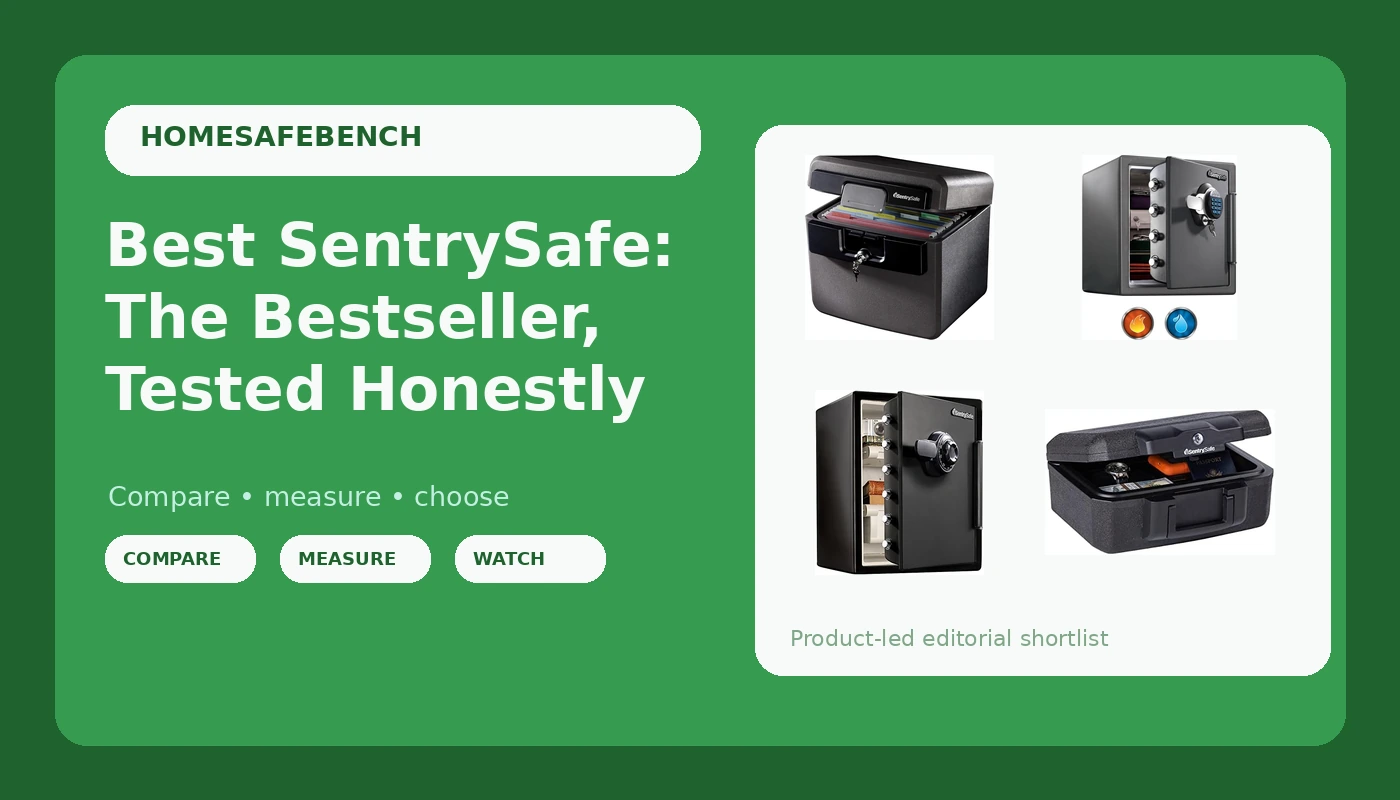 Best SentrySafe: The Bestseller, Tested Honestly - HomeSafeBench review with measurements and honest opinion