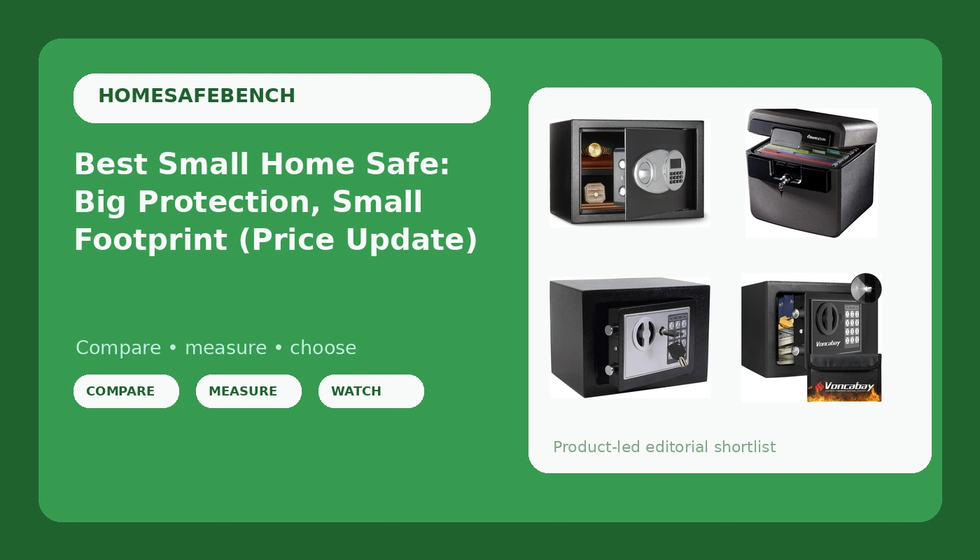 Best Small Home Safe: Big Protection, Small Footprint - HomeSafeBench review with measurements and honest opinion