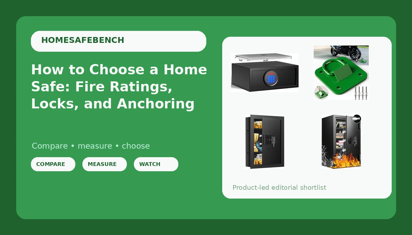 How to Choose a Home Safe: Fire Ratings, Locks, and Anchoring