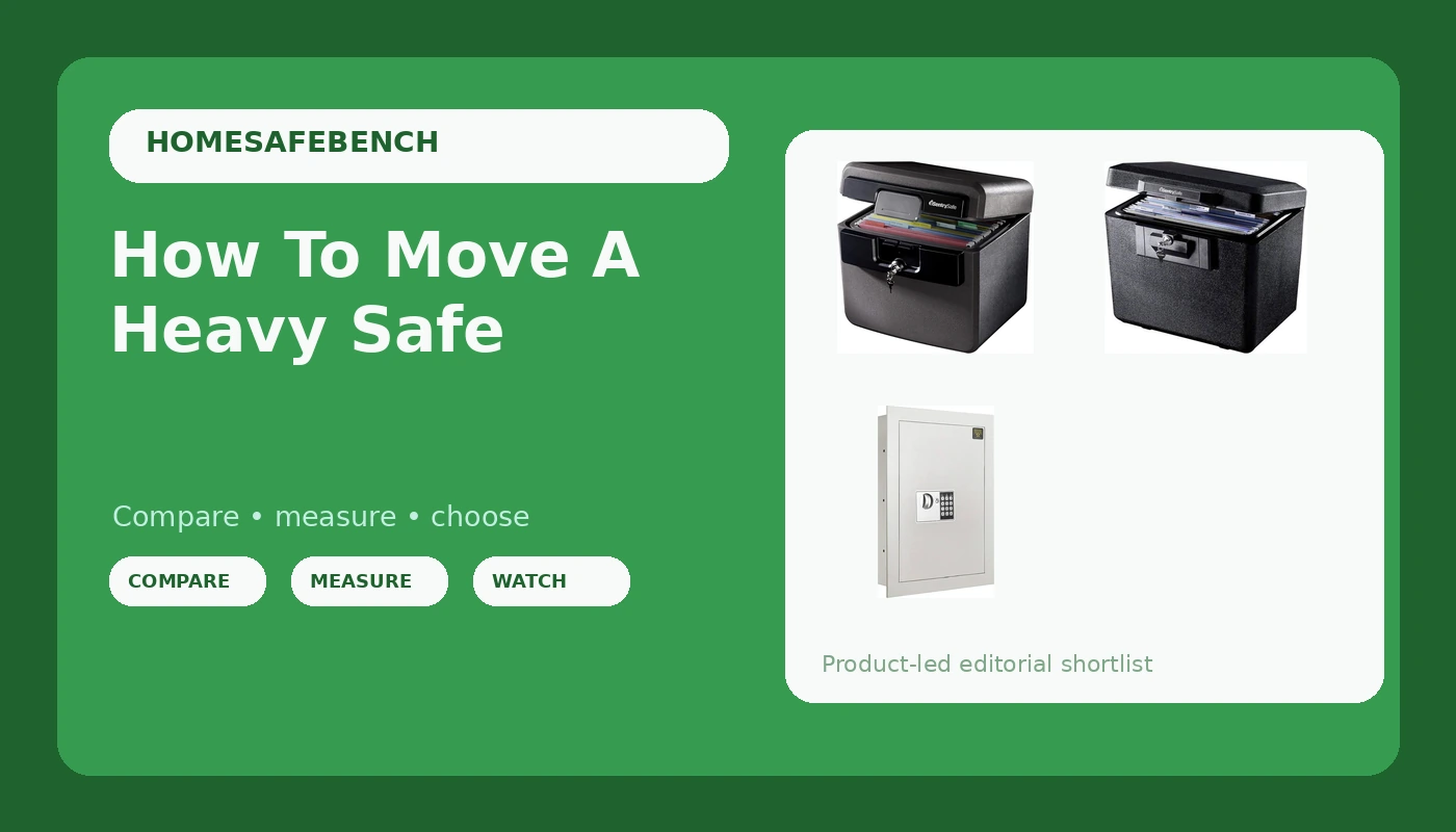 How To Move A Heavy Safe - HomeSafeBench review with measurements and honest opinion