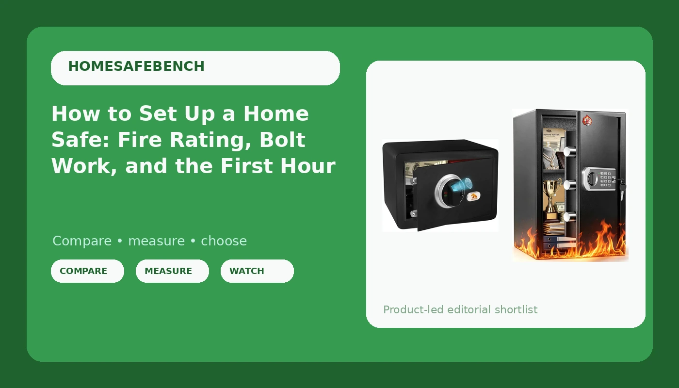 How to Set Up a Home Safe: Fire Rating, Bolt Work, and the First Hour