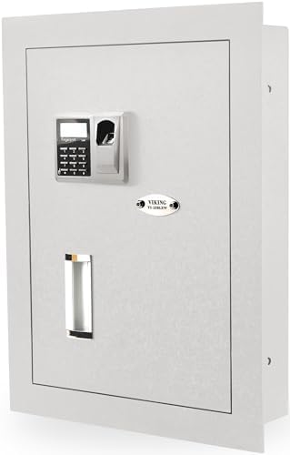 Viking Security Safe VS-52BLXW Hidden Wall Biometric Safe