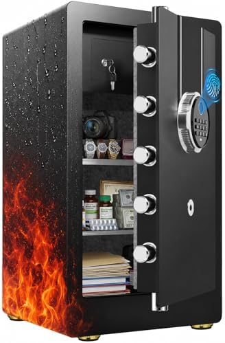 31.5''H Large Fireproof Waterproof Safe for Home Office